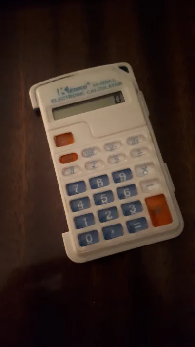 d601 - #kenko #calculator Electronic
 niezbędny w każdym domu 
#retro