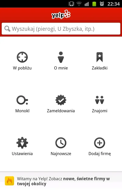 C.....W - Interwencja się opłaciła! Apka #yelp na #android.a działa dla #polska