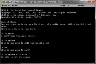 L.....e - #gry #zork #gimbynieznajo #depresja #logikaniebieskichpaskow