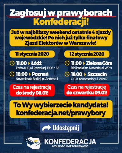 YgoR - Przypomnę, że została ostania godzina, by zarejestrować się na niedzielne zjaz...