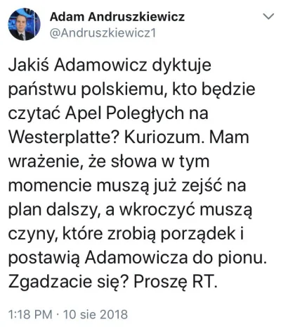 kotelnica - @Laargoo: zaraz po tym jak pokasował swoje tweety