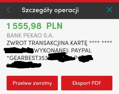 janusz_pol - O #!$%@? gearbest i paypal oddał mi pieniądze ale nie wszystkie ja #!$%@...