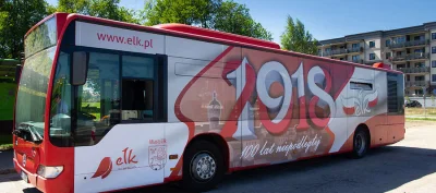 GrubyRozowyKot - @Majster_2 w Ełku też mamy patriotyczny autobus ( ͡° ͜ʖ ͡°)
#100lec...