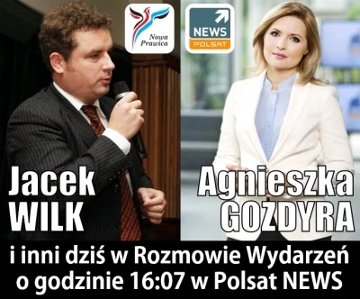 DOgi - Dzisiaj o 16:07 Jacek Wilk będzie jednym z gości Agnieszki Gozdyry w "Rozmowie...