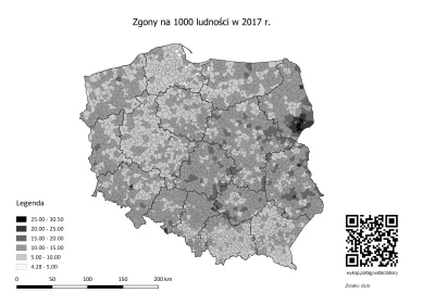 czarnobiaua - Zgony na 1000 ludności w 2017 r.

Żródło: GUS

Zapraszam do obserwo...