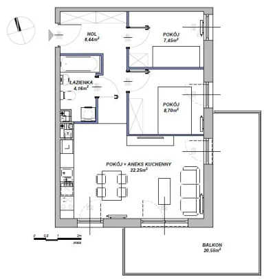 wilkgorski - normalniejsze 3 pokoje.