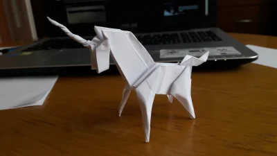 mammamia02 - Nareszcie mam własnego jednorożca (｡◕‿‿◕｡)

#chwalesie #origami #diy