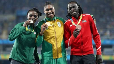 mrbarry - Przypomnijmy sobie jak wyglądało podium 800m 'kobiet' na igrzyskach w RIO 2...