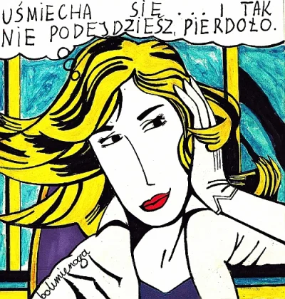 bolimienoga - #bolimienoga #humor #rozowepaski

Zainspirowany obrazem Lichtensteina.