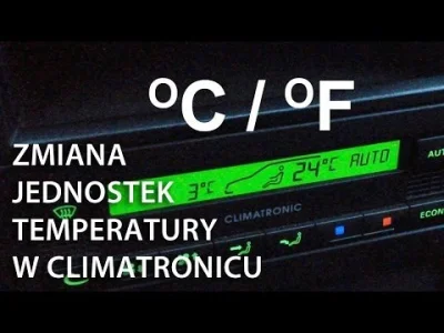 mrfixpl - W passeratti można dość szybko zmienić jednostki na wyświetlaczu Climatroni...