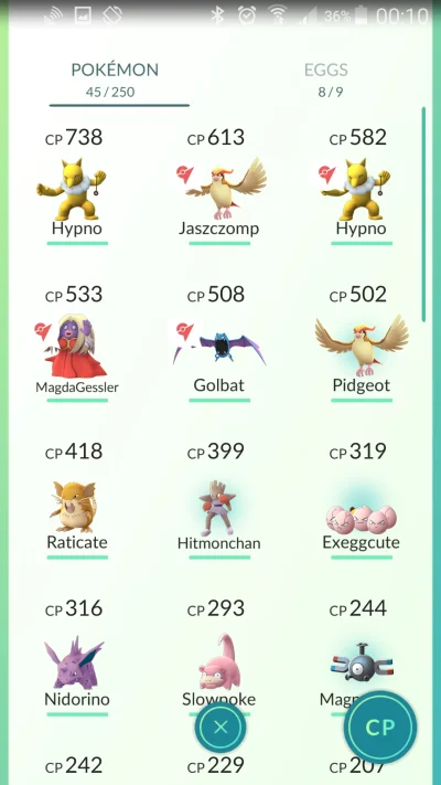 T.....i - @hatterka: I mnie dosyć duża różnorodność ale drowzee mam za dużo i produkc...