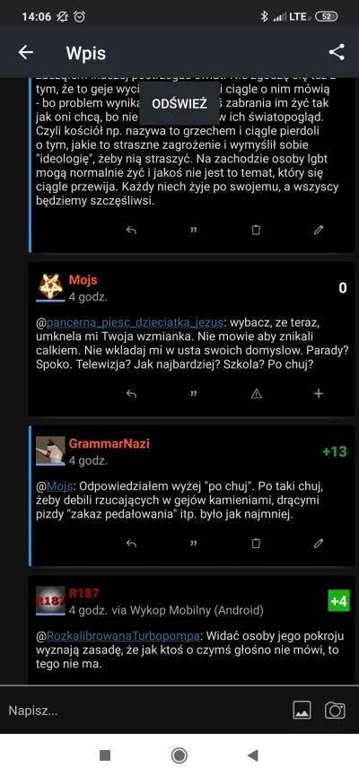 GrammarNazi - @Mojs A no i komentarz wcześniej mi zarzucales że nie czytam ze zrozumi...