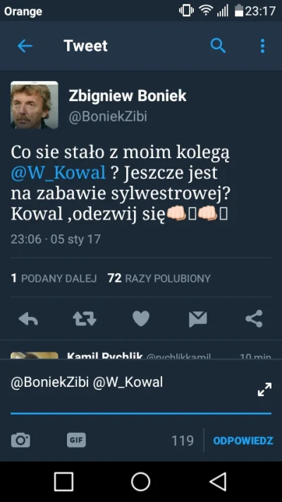 l.....w - Prezes jak zawsze opiekuńczy i zatroskany. 
#boniek #twitter