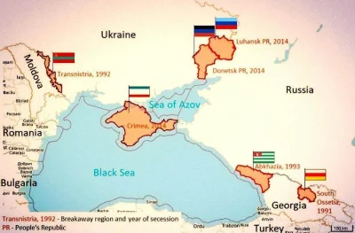 A.....1 - Tereny oderwane od państw Europy Wschodniej za sprawą Rosji.

#mapy #ciek...