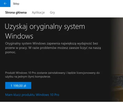 JackCorvinMikkimauz - Kupiłem nowy win10. Po instalacji nie chciał się aktywować. Nic...