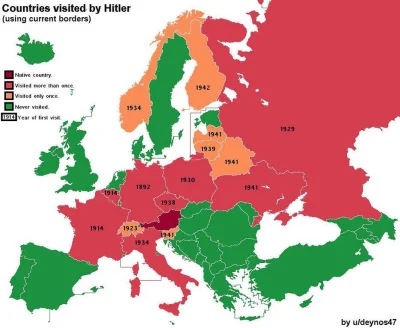 Felix_Felicis - Kraje odwiedzone przez Adolfa Hitlera.


#mapa #mapy #mapporn #cie...