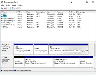 tomex1717 - Po Spring Creators Update, w moim komputerze jest dysk G:. Nie mogę usuną...