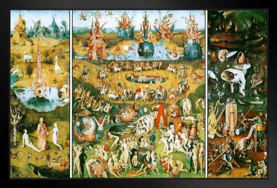 Szyszka922 - Kojarzycie na pewno ten obraz Hieronima Boscha, jednego z moich ulubiony...