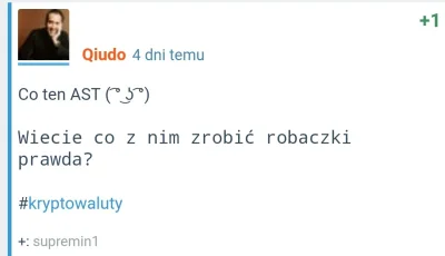 Qiudo - ( ͡° ͜ʖ ͡° )つ──☆*:・ﾟ
Przyrost nr 1 w parach ETH/BTC na binance.
SPOILER
#k...