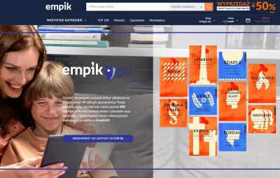 Cyfranek - Empik uruchamia wypożyczalnię lektur szkolnych w postaci e-booków i audiob...