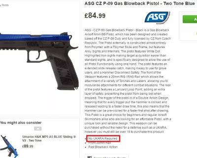 wJanuszekk - @wulgarator: Żeby kupić zabawkę (nie nazwę tego bronią) ASG musisz należ...
