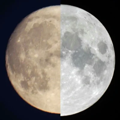 AstroMat - "Na pewno zauważyliście kiedyś, że Księżyc przy wschodzie jest olbrzymi. J...