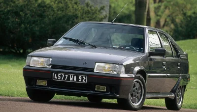 plaskacz - Citroën BX 19 GTi 16V (1987–1993)

Moc: 160 KM 
0-100 km/h: 7,6 s
V-ma...