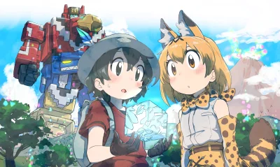 kedzior1916 - #randomanimeshit #kemonofriends #dobutsusentaizyuohger #kaban #serval #...