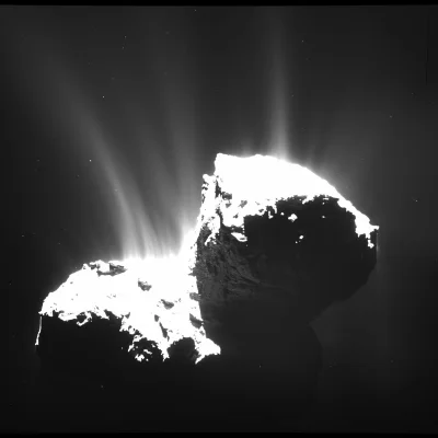 s.....w - Dżety wydobywajace się z komety 67P/Czurimow-Gierasimienko

Źródła: ESA, Ro...