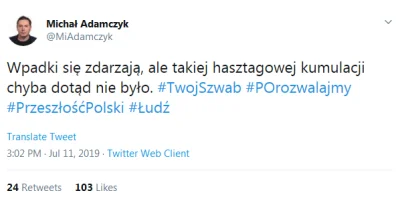 M1r14mSh4d3 - > Wpadki się zdarzają, ale takiej hasztagowej kumulacji chyba dotąd nie...