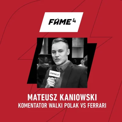 K.....J - Kaniowski komentatorem walki Polak vs Ferrari!
Szkoda, że nie cała galę :(...