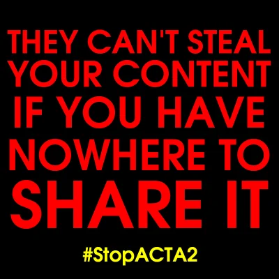 phoe - #stopacta2 #saveyourinternet #savetheinternet #censorshipmachines #linktax #ar...