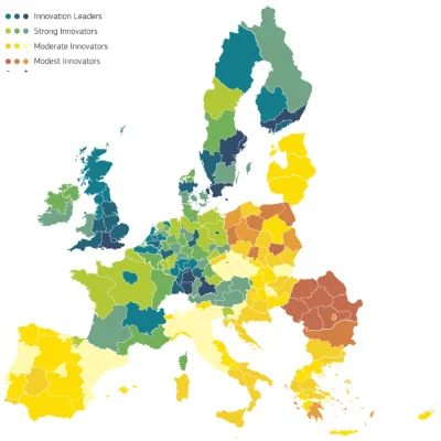 ulferiksson - Unia Europejske (regiony)- innowacyjność na rok 2017- tragedia w Polsce...