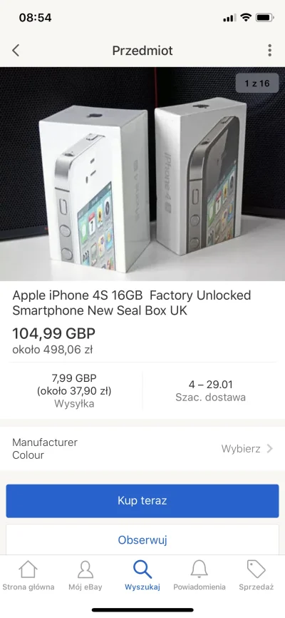 suqmadiq2ama - Chodzi za mną stary #iphone 4s #ios są nowe na ebay, jak myślicie bez ...