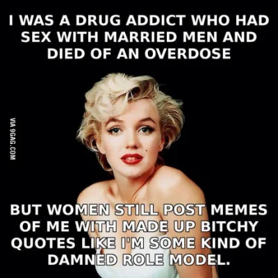 D.....s - Cała prawda o Marilyn Monroe :D

#humorobrazkowy #marilynmonroe i trochę #b...