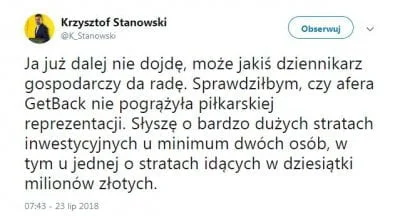 brazylJA - Ktoś tam wysnuł teorię spiskową, że to Glik. Ja bym bardziej był skłonny k...