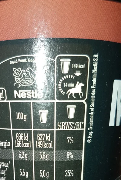 jaroty - Nestlé podaje ile trzeba jeździć konno żeby spalić kalorie z ich lodów. Bo p...