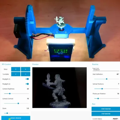 Forbot - Tym razem coś dla fanów Raspberry Pi i druku 3D - oto skaner 3D w wersji DIY...