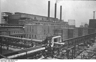 Stivo75 - Tak wyglądała fabryka IG Farben w Oświęcimiu w 1941 roku...