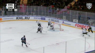 alienv - To teraz dla odmiany coś z KHL z meczu Magnitogorska z Mińskiem sprzed paru ...