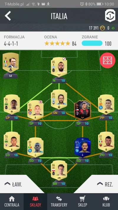 mefistofel86 - Pomożeece murki co mogę poprawić w tym składzie?

#fut