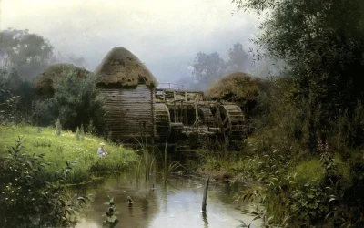 Hoverion - Wasilij Polenow (1844-1927)
Stary młyn, 1880
#malarstwo #sztuka #estetio...