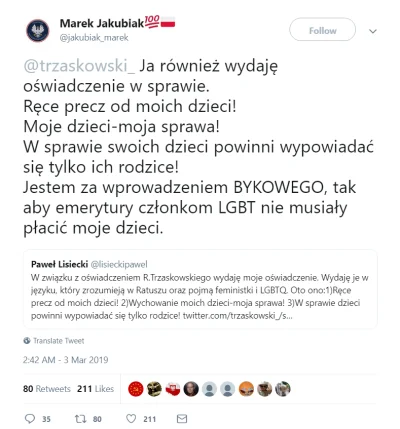 rzep - Takich to "myślicieli" mamy w sejmie.

Poseł Jakubiak tak bardzo się zna na ...