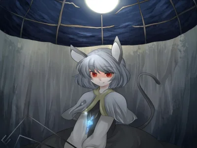 LlamaRzr - #randomanimeshit #kemonomimi #nezumimi #touhou #nazrin #redeyesalert