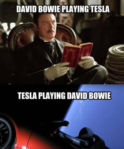 Springiscoming - Bowie gra Teslę

Tesla gra Bowiego

#spacex #heheszki #tesla #bo...