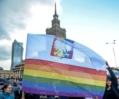 Chodtok - tylko pod tą tęczą tylko pod tym znakiem polska jest polską a polak polakie...