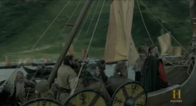 freebird - Wikingowie jak im było zimno to i w czapkach zimowych pływali ... #vikings...