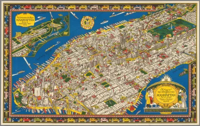enforcer - Mapa z 1926 roku. przedstawiająca Manhattan autorstwa C.V. Farrowa.
Najle...