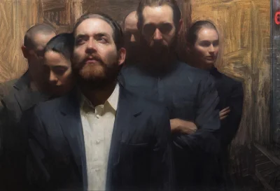 panidoktorodarszeniku - Nick Alm
Elevator, 2017, olej na płótnie, 65 x 95 cm_
#mala...