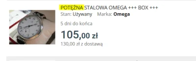 takitamdziwnypan - O ch*j jaka potężna omega :D #zegarki #zegarkiboners